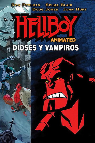 Póster de Hellboy Animado: Dioses y vampiros