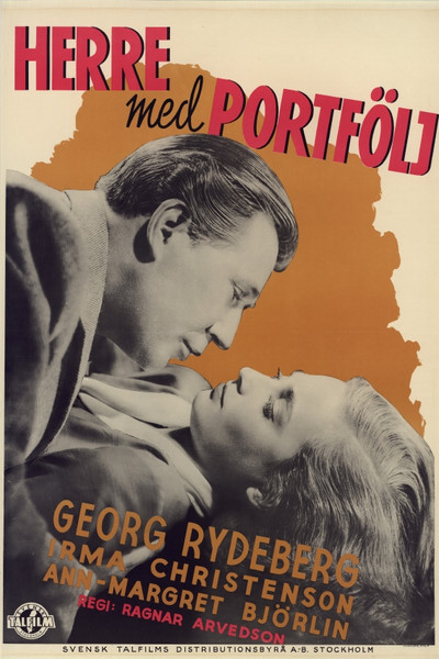 Póster de Herre med portfölj
