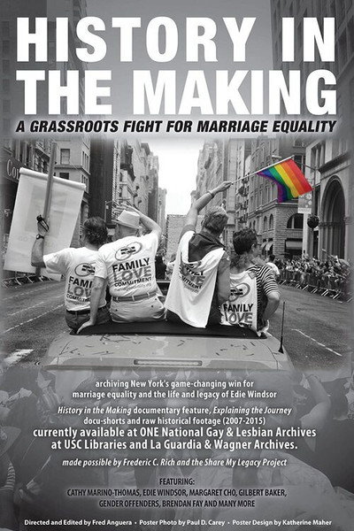Póster de History in the Making: The Marriage Equality New York Archives 2007-2015