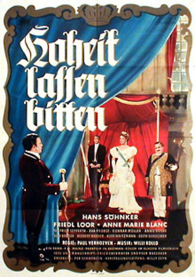 Póster de Hoheit lassen bitten