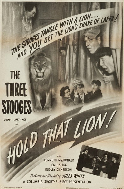 Póster de Hold That Lion!