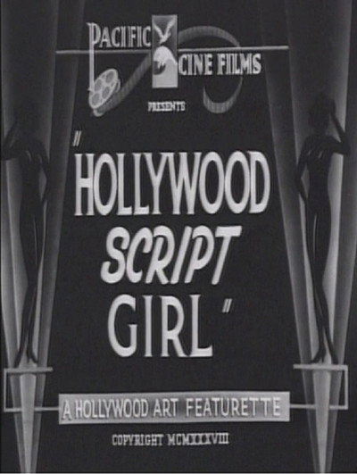 Póster de Hollywood Script Girl