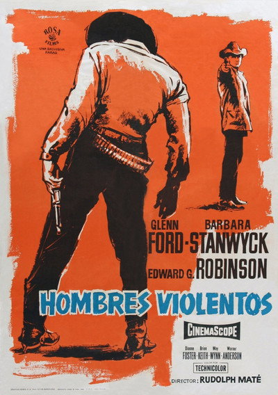 Póster de Hombres violentos