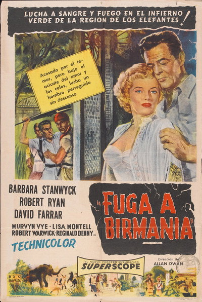 Póster de Huida a Birmania