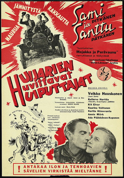 Póster de Huijarien huvittavat huiputtajat