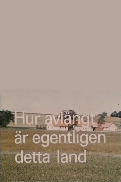 Póster de Hur avlångt är egentligen detta land?
