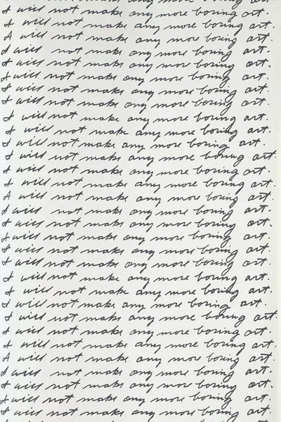 Póster de I Will Not Make Any More Boring Art