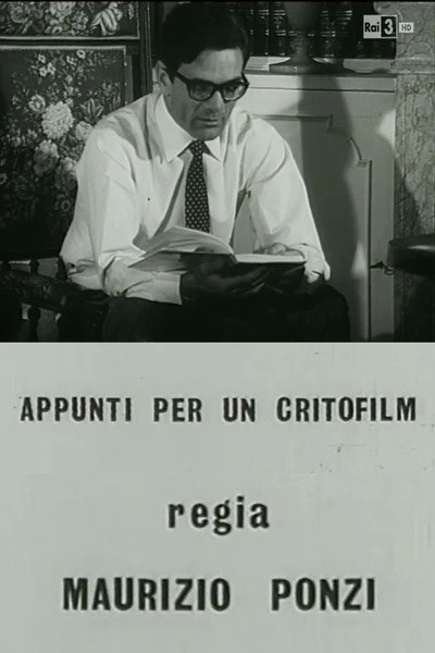 Póster de Il cinema di Pasolini (appunti per un critofilm)