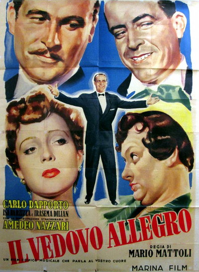 Póster de Il vedovo allegro
