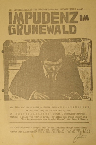 Póster de Impudenz im Grunewald