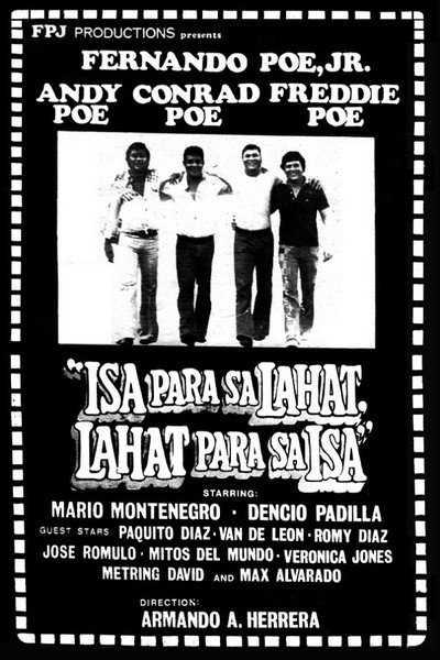 Póster de Isa Para Sa Lahat, Lahat Para Sa Isa