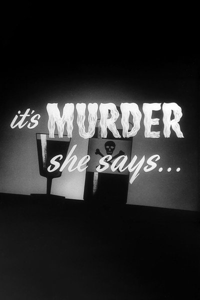 Póster de It's Murder She Says...