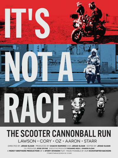 Póster de It's Not a Race: The Scooter Cannonball Run