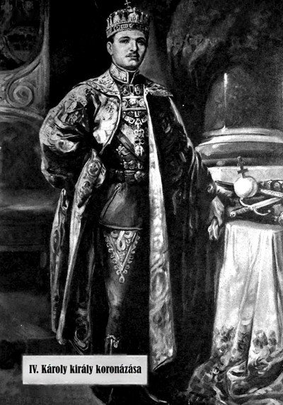 Póster de IV. Károly király koronázása