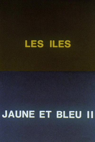Póster de Jaune et bleu II: Les îles