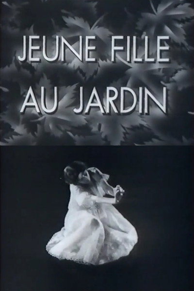 Póster de Jeune fille au jardin