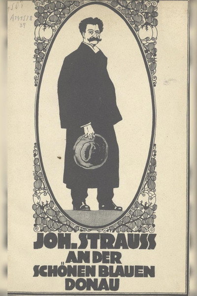 Póster de Johann Strauß an der schönen blauen Donau