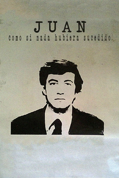 Póster de Juan: Como si nada hubiera sucedido