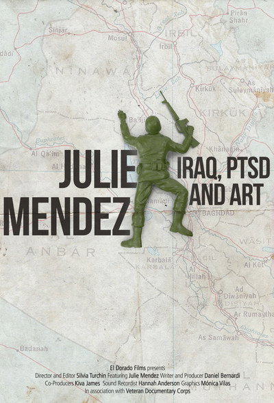 Póster de Julie Mendez: From PTSD to Art