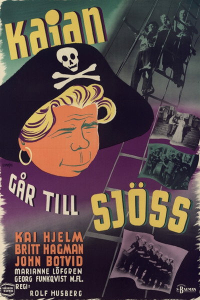 Póster de Kajan går till sjöss