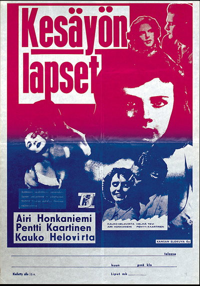 Póster de Kesäyön lapset