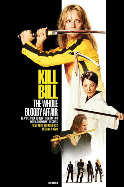 Póster de Kill Bill: Todo el asunto sangriento