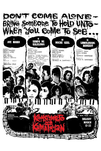 Póster de Konsiyerto ng kamatayan