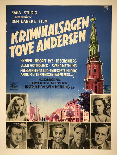 Póster de Kriminalsagen Tove Andersen