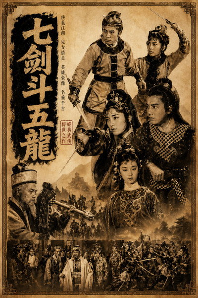 Póster de Kun lun qi jian dou wu long