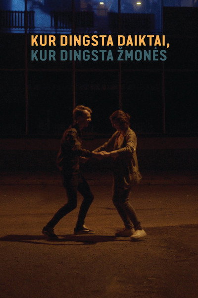 Póster de Kur dingsta daiktai, kur dingsta zmones