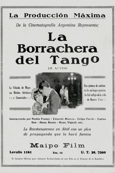 Póster de La borrachera del tango
