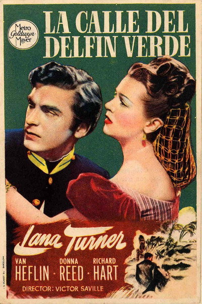 Póster de La calle del Delfín Verde