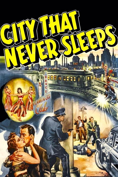 Póster de La ciudad que nunca duerme