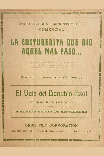 Póster de La costurerita que dio aquel mal paso