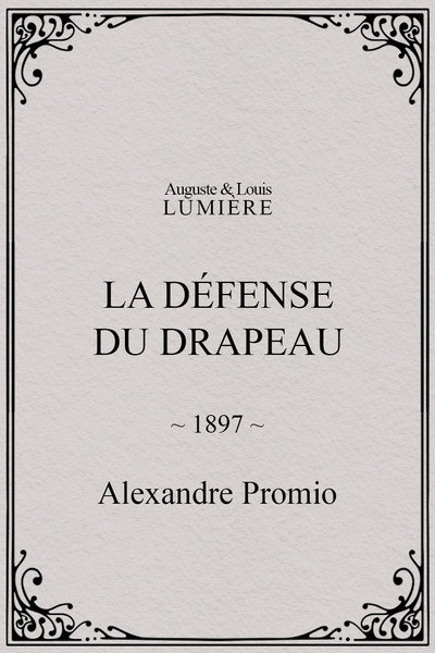 Póster de La défense du drapeau