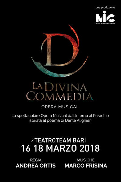 Póster de La Divina Commedia Opera Musical