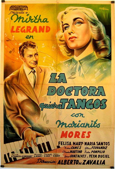 Póster de La doctora quiere tangos