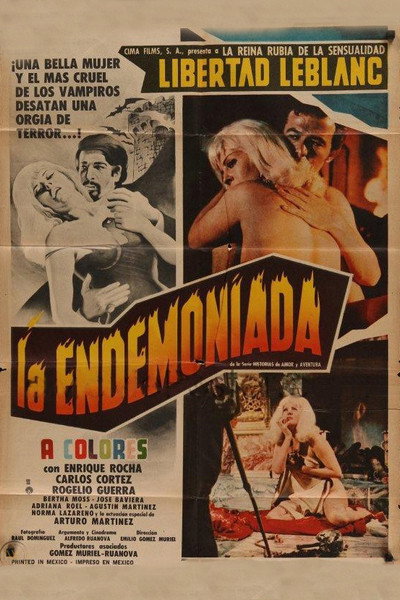 Póster de La endemoniada