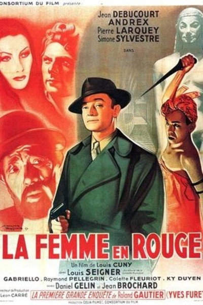 Póster de La femme en rouge