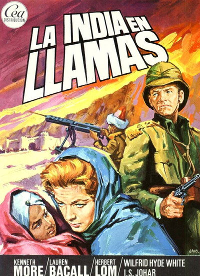 Póster de La India en llamas