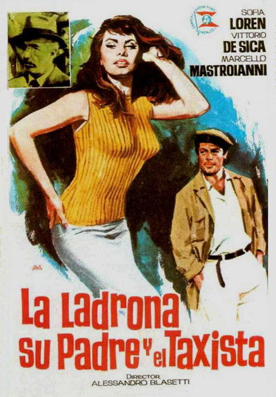 Póster de La ladrona, su padre y el taxista