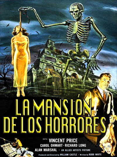 Póster de La mansión de los horrores