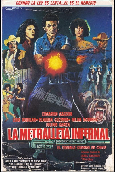 Póster de La metralleta infernal