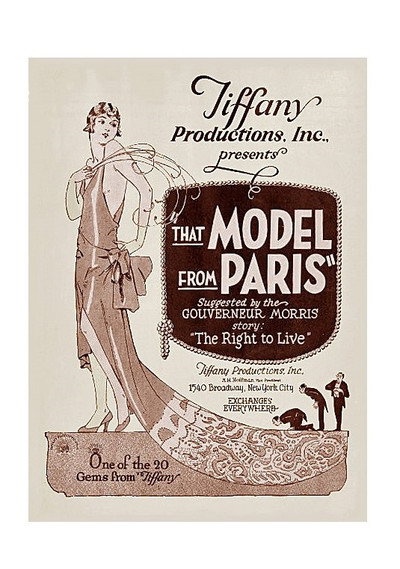 Póster de La modelo de París