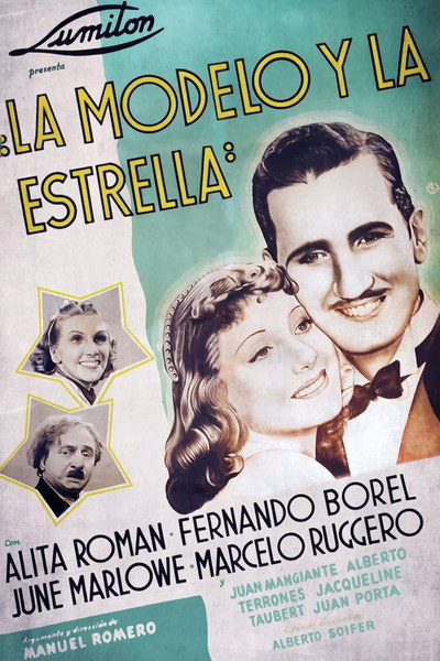 Póster de La modelo y la estrella
