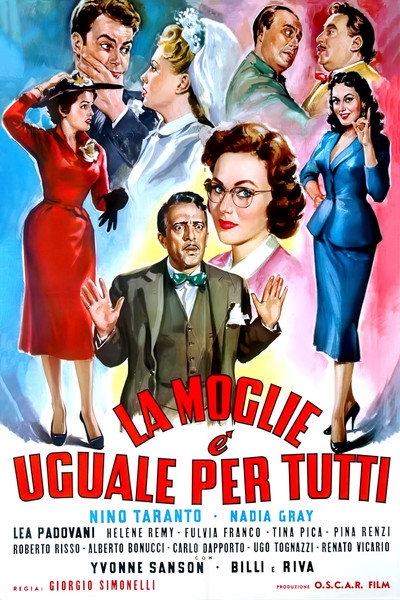 Póster de La moglie è uguale per tutti