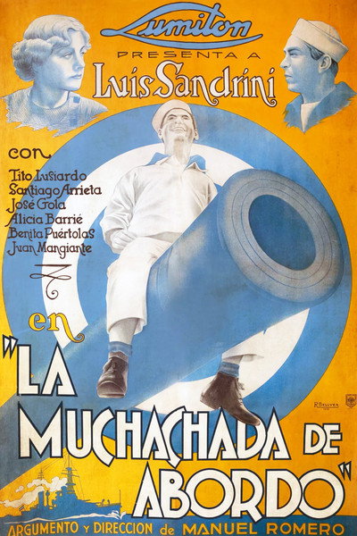 Póster de La muchachada de a bordo