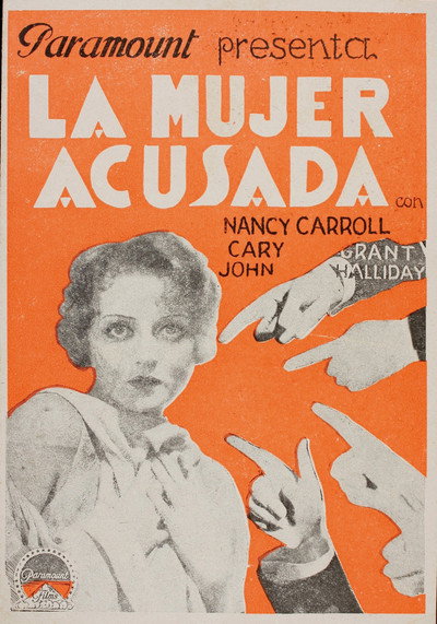 Póster de La mujer acusada