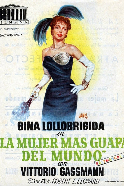Póster de La mujer más guapa del mundo