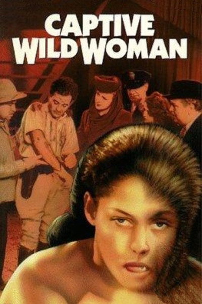 Póster de La mujer salvaje cautiva
